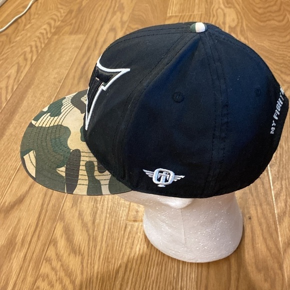 Tapout Cherokee Cap Hat Black  / Camo Woodland - Picture 4 of 7